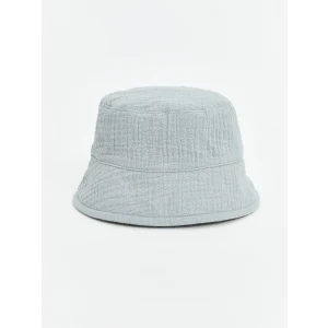 LCW baby Mavi Basic Erkek Bebek Bucket Şapka