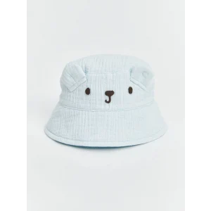 LCW baby Mavi Hayvan Figürlü Erkek Bebek Bucket Şapka