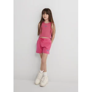 Mavi 7410002-71111 Mavi Logo Baskılı Pembe Şort