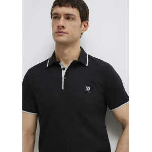 Mavi 0613266-900 Mühür Logo Siyah Polo Tişört
