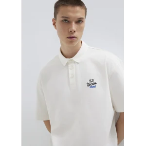 Mavi 0613180-70057 Mavi Logo Ekru Polo Tişört