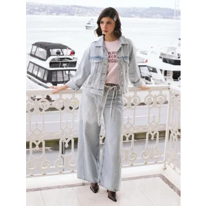 XSIDE Mavi Wideleg Kadın Jean Pantolon