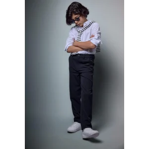 Defacto G3836A8BK27 Siyah Her Yöne Esneyen Pantolon Erkek Çocuk