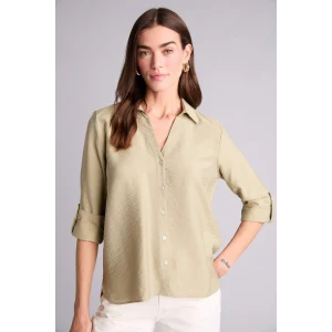 Defacto M9407AZKH271 Haki Regular Fıt Uzun Kollu Gömlek