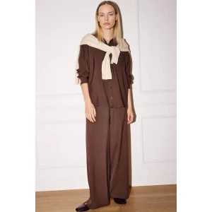 Defacto G9162AXBN312 Kahve Straıght Wıde Geniş Paça Pantolon