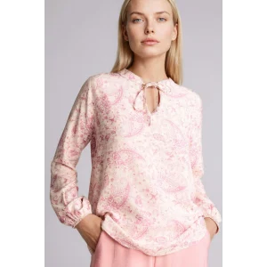 Defacto N1809AZER37 Ekru Baskılı Uzun Kollu Bluz