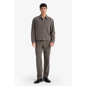 Defacto F9337AXKH522 Haki Straıght Fıt Pantolon