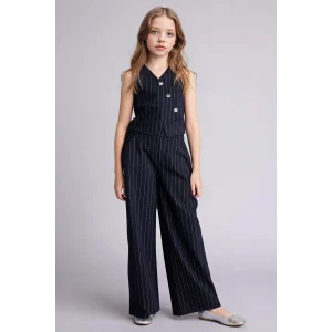 Defacto G7607A8NV235 Lacivert 2li Takım Kız Çocuk