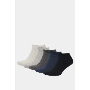 Defacto F5758AXKR1 Çok Renkli Erkek 5li Pamuklu Patik Çorap