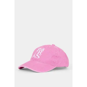 Defacto G0835A8PN114 Pembe Nakışlı Pamuklu Cap Şapka Kız Çocuk