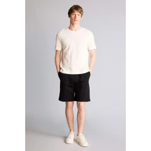 Defacto W1105AZBK81 Siyah Slim Fit Cepli Pamuklu Basic Bermuda Şort