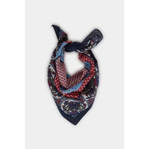 Defacto A0847AXBE230 Mavi Kadın Desenli Pamuklu Bandana