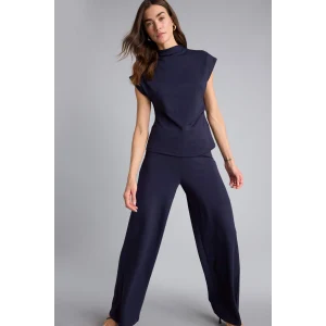 Defacto E5784AXNV135 Lacivert Wıde Leg Pantolon