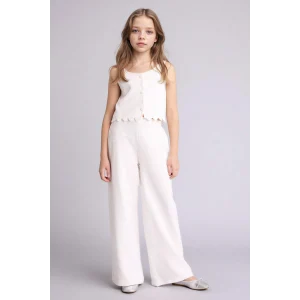 Defacto G7694A8WT34 Beyaz 2li Takım Kız Çocuk