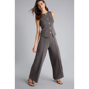 Defacto H5403AXGR311 Gri Wıde Leg Pantolon