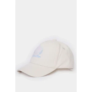 Defacto B7585A8BG122 Bej Pamuklu Cap Şapka Kız Çocuk