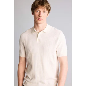 Defacto G3248AXER100 Ekru Kısa Kollu Polo Tişört