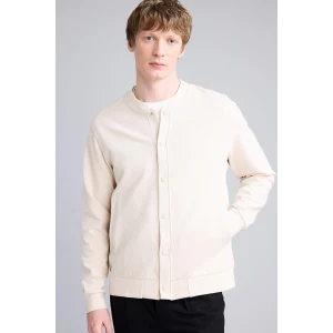 Defacto F8092AXBG74 Bej Çıtçıt Kapamalı Hırka