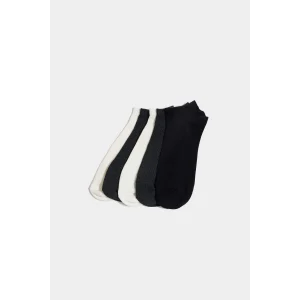 Defacto G2061AXKR1 Çok Renkli Erkek 5li Pamuklu Sneaker Çorap