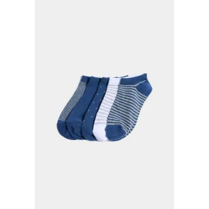 Defacto G7943A8KR1 Çok Renkli Desenli 5li Pamuklu Patik Çorap Erkek Çocuk