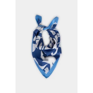 Defacto C2651AXBE227 Mavi Kadın Desenli Fular