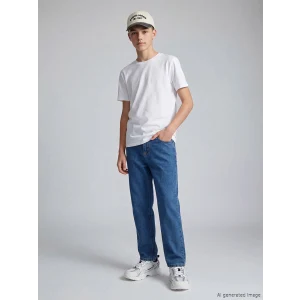 LCW Kids İndigo Loose Fit Erkek Çocuk Jean Pantolon