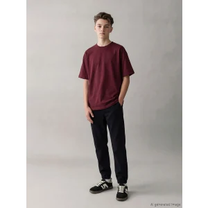 LCW Kids Siyah Beli Lastikli Erkek Çocuk Jogger Jean Pantolon