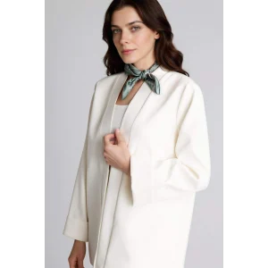 Defacto H1035AXGN206 Yeşil Kadın Desenli Saten Şal