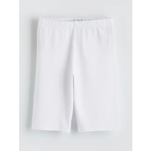 LCW Kids Beyaz Kız Çocuk Basic Kısa Tayt