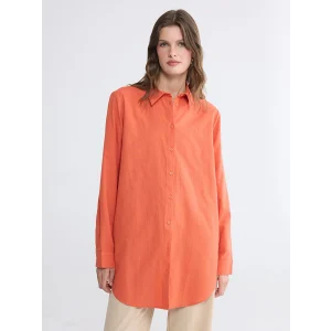 LCW EVERYDAY Turuncu Regular Fit Kadın Gömlek Tunik