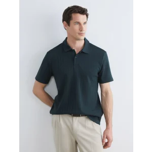 SOUTHBLUE Yeşil Polo Yaka Erkek Tişört