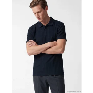 SOUTHBLUE Lacivert Polo Yaka Erkek Tişört