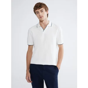 SOUTHBLUE Ekru Polo Yaka Erkek Tişört