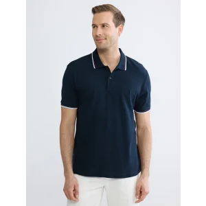 LCWAIKIKI Basic Lacivert Polo Yaka Pike Erkek Tişört