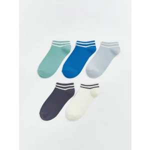 LCW Kids Karışık Çizgili Erkek Çocuk Patik Çorap 5li