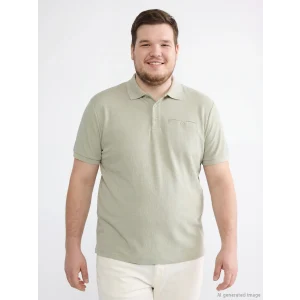 LCWAIKIKI Classic Yeşil Polo Yaka Erkek Tişört