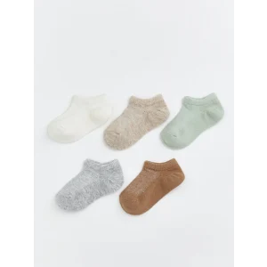 LCW baby Ekru Erkek Bebek Patik Çorap 5li
