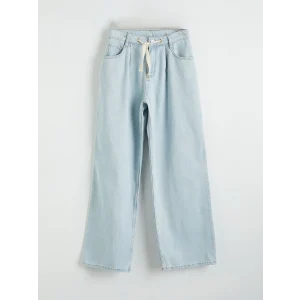 LCW Kids İndigo Baggy Fit Kız Çocuk Jean Pantolon