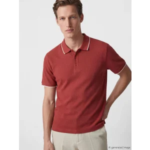 SOUTHBLUE Kırmızı Polo Yaka Erkek Tişört