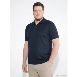 LCWAIKIKI Classic Lacivert Polo Yaka Erkek Tişört