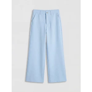 LCW Kids Lila Wideleg Kız Çocuk Pantolon