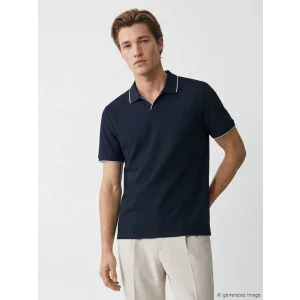 SOUTHBLUE Lacivert Polo Yaka Erkek Tişört