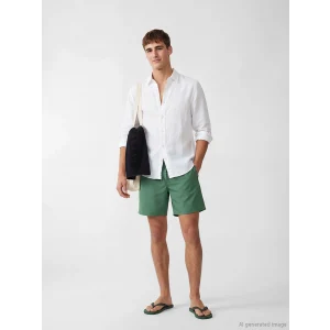 LCW SWIMWEAR Yeşil Kısa Boy Erkek Deniz Şortu