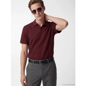 SOUTHBLUE Mürdüm Polo Yaka Erkek Tişört