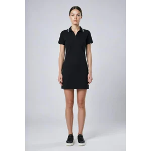 Defacto D9319AXBK81 Siyah Standart Fıt Pike Elbise