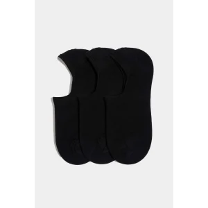 Defacto K5310AZBK23 Siyah Erkek 3lü Basic Düz Babet Çorabı
