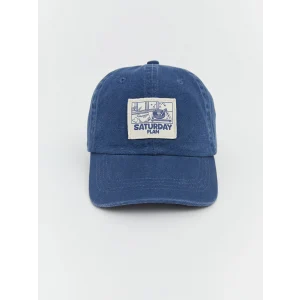 LCW ACCESSORIES İndigo Florida Baskılı Erkek Çocuk Kep Şapka