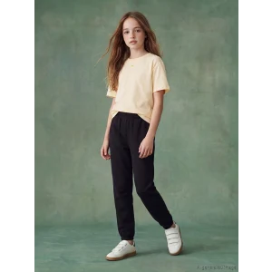 LCW Kids Siyah Kız Çocuk Soft Touch Jogger Eşofman Altı