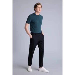 Defacto H3112AXBK27 Siyah Tailored Fit Dokuma Pantolon