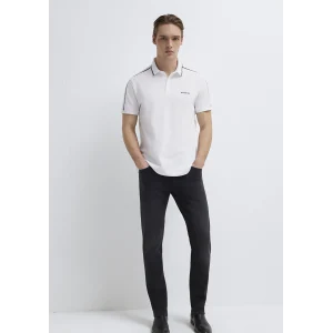 Mavi 0611838-620 Mavi Black Beyaz Polo Tişört